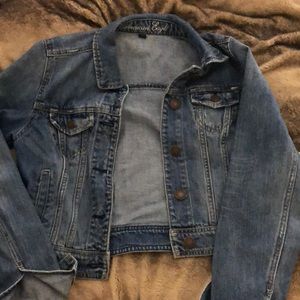 American Eagle Distressed Denim Jacket